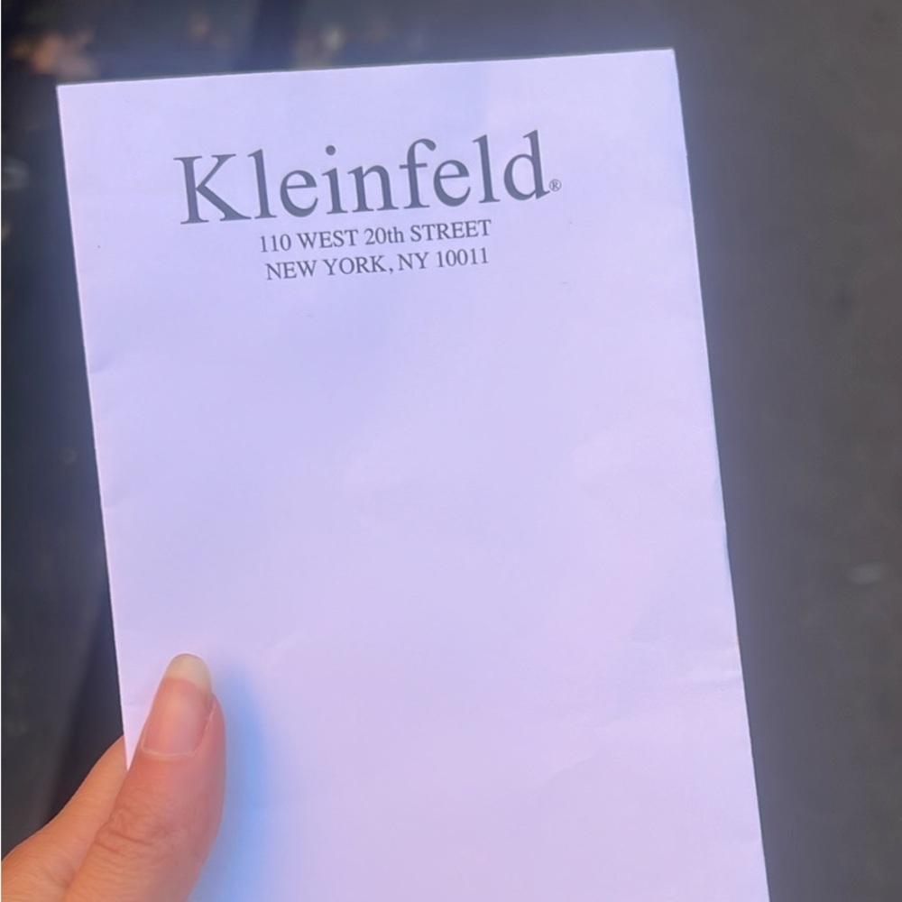 Kleinfeld White Notepad